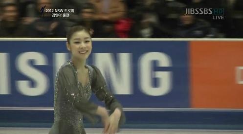 <김연아 선수 경기 장면>